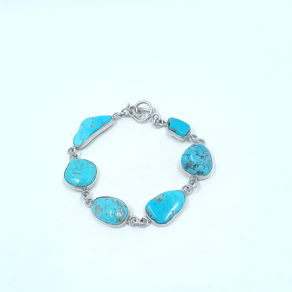 Turquoise and Silver Bracelet